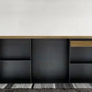 kommode-sideboard-schwarz-grau-eiche-mit-schublade-holz-massivholz-metall-modern-design-stahl-classic-001