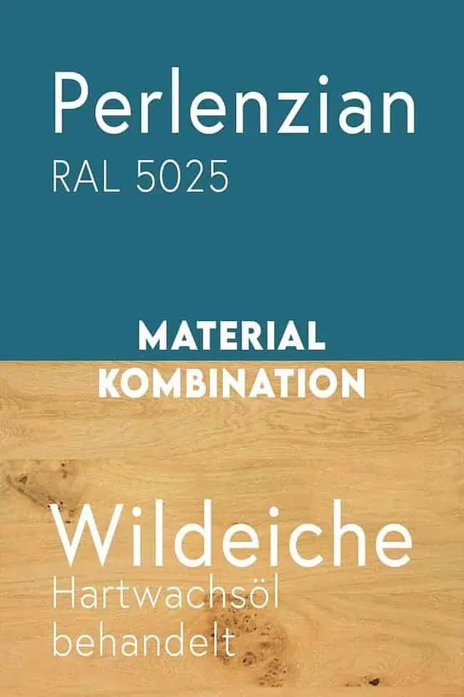 material-kombination-holz-eiche-massivholz-wildeiche-mit-aesten-metall-stahl-mit-pulverbeschichtung-perlenzian-ral-5025