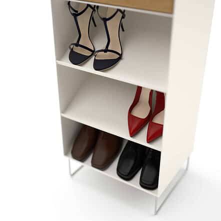 schuhschrank-weiss-flurmoebel-schmal-schuhkommode-holz-metall-modern-eiche-design-massivholz-wildeiche-designermoebel-stahlzart-stahl-detailansicht-fly-high-1