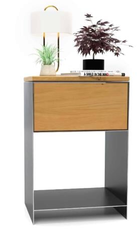 nachttisch-schwarz-grau-holz-eiche-metall-modern-design-massivholz-wildeiche-mit-schublade-mit-offenem-fach-minimalistisch-classic-1