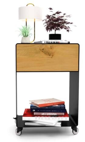 nachttisch-schwarz-holz-eiche-metall-modern-design-massivholz-mit-schublade-wildeiche-minimalistisch-mit-rollen-stahl-m.a.m.-3