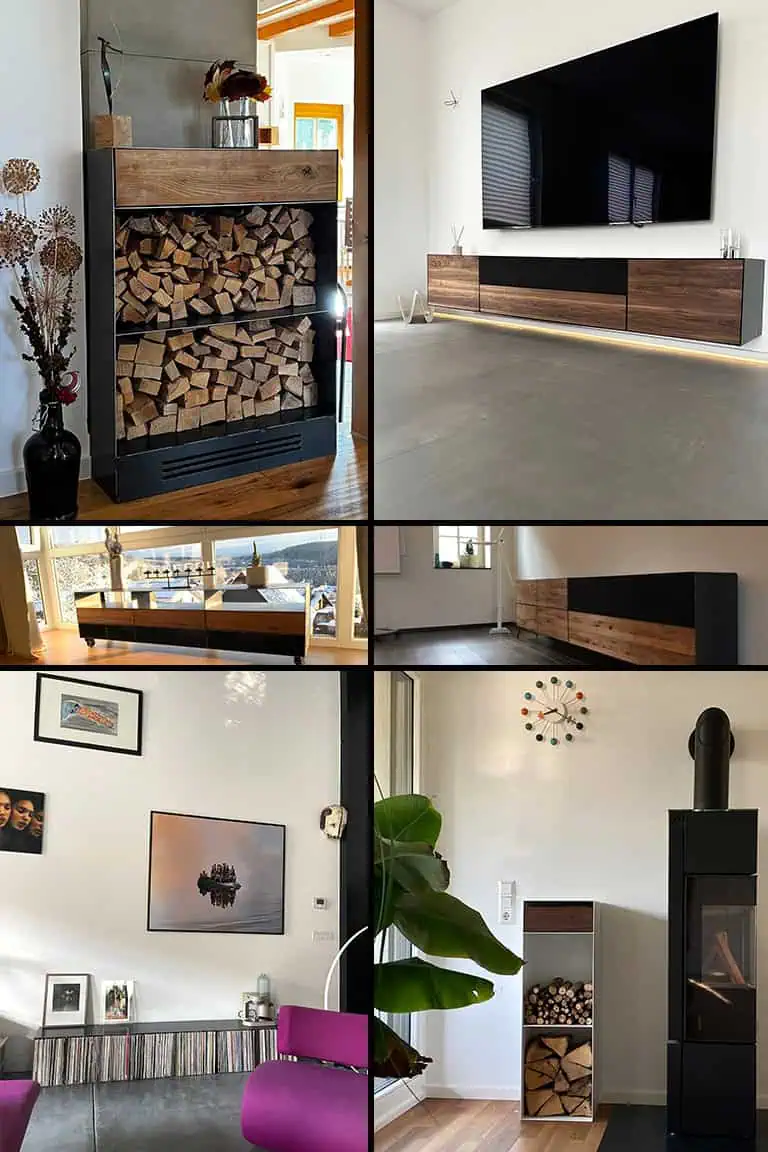 regal-board-tv-lowboard-haengend-sideboard-kaminholzregal-schallplattenregal-weiss-schwarz-grau-holz-eiche-metall-modern-design-massivholz-wildeiche-nussbaum-wohnzimmer-schlafzimmer-flur-stahlzart