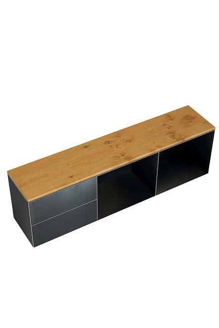 sitzbank-eiche-stahl-mit-stauraum-flur-esszimmer-holz-kueche-esstisch-garderobe-schwarz-grau-modern-2-schubladen-2-faecher-150-cm-metall-industrial-style-stahlzart
