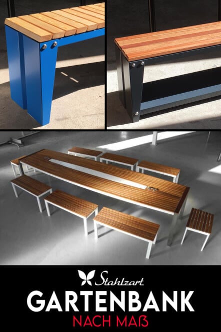 stahlzart-gartenbank-nach-mass-holz-wetterfest-metall-bauen-modern-grau-massiv-auflage-teak-aluminium-alu-edelstahl-kaufen-design-anthrazit-blau-laerche-5-jahre-garantie-handmade-in-germany