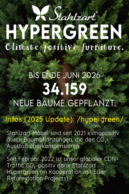 Klimapositive Kaufentscheidung: Stahlzart kompensiert CO2 durch Eden Reforestation Projects. Bereits 34.159 Mangroven gepflanzt. (Hypergreen Projekt)
